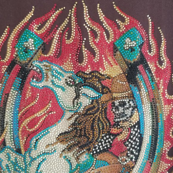 Ed Hardy Christian Audigier. Rare Vintage collectible t-shirt . With cry… - Picture 9 of 11